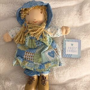 Holly Hobbie Rag Doll Learning Curve Vintage NWT  12"